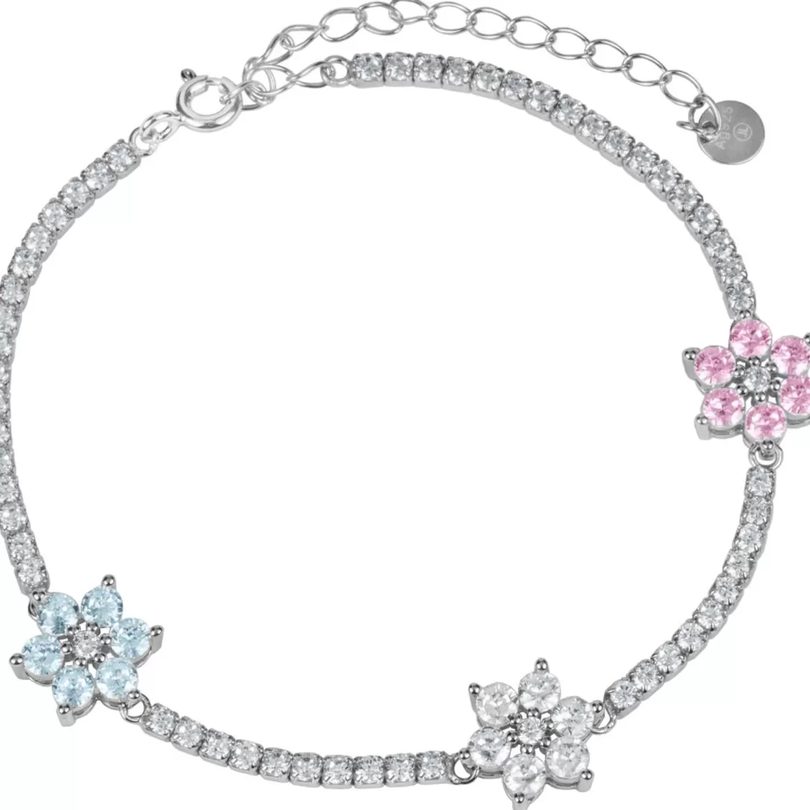 Armbänder>Jacques Lemans Armband "Blumen" Sterlingsilber Mit Topasen