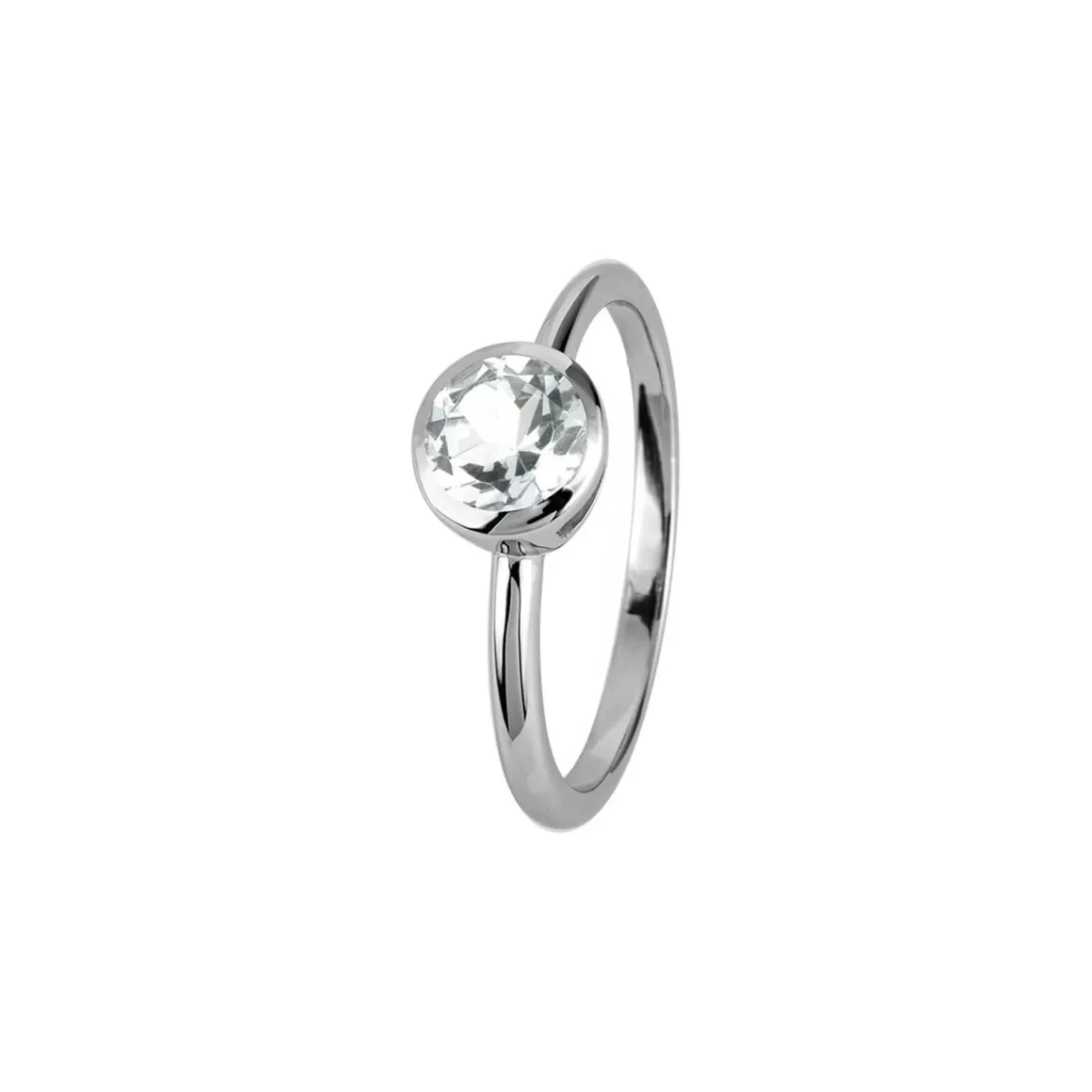 Ringe>Jacques Lemans Ring Sterlingsilber Mit White Topaz